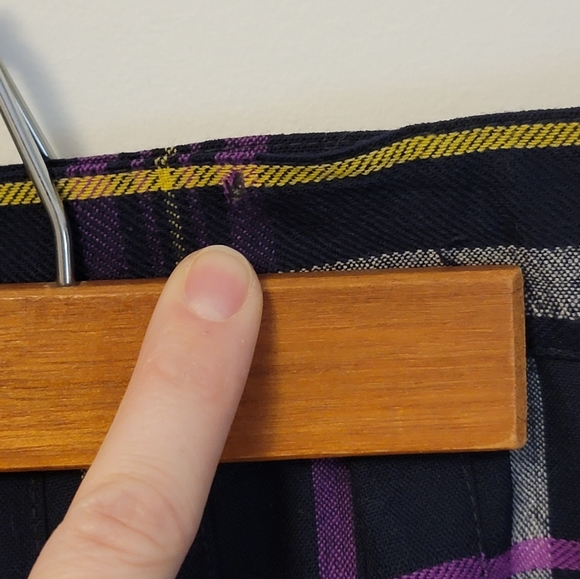 Vintage plaid midi skirt - Picture 6 of 8